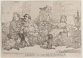 Lords of the Bedchamber, Thomas Rowlandson  British, Etching