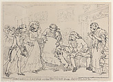 Reconciliation, or the Return from Scotland, Thomas Rowlandson British, Etching