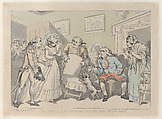 Reconciliation, or the Return from Scotland, Thomas Rowlandson British, Hand-colored etching