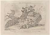 By Authority. Persons and Property Protected, Thomas Rowlandson British, Etching