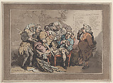 Amputation, Thomas Rowlandson  British, Hand-colored etching