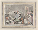 Careless Attention, Thomas Rowlandson  British, Hand-colored etching