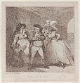 Polygamy, Edward Williams the Elder British, Etching with stipple and softground, printed in brown ink