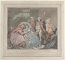 The Dying Patient, or Doctor's Last Fee, Thomas Rowlandson  British, Hand-colored etching