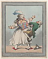 A Little Tighter, Thomas Rowlandson British, Hand-colored etching