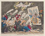 An Irish Howl, Thomas Rowlandson British, Hand-colored etching