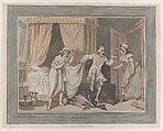 Damp Sheets, Thomas Rowlandson  British, Hand-colored etching and aquatint