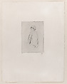 Seated Nude Seen from Behind, Berthe Morisot French, Drypoint on wove paper