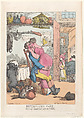 Bachelor's Fare, Bread, Cheese, and Kisses, Thomas Rowlandson  British, Hand-colored etching