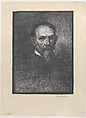 Self-Portrait, Théophile-Alexandre Steinlen French, born Switzerland, Lithograph with retouching in lithographic crayon; second state of two