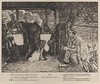The Parable of the Prodigal Son, No. IV: The Fatted Calf, James Tissot French, Etching on laid paper; second state of two