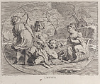 Winter (L'Hyver), Antoine R. Tronchon French, Etching and engraving