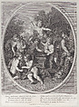 Blacksmith Cupids, Louis Desplaces  French, Engraving