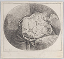 The Virgin and Child, Charles Antoine Coypel  French, Etching