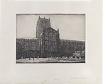 St. Mary’s, Nottingham, Frederick Landseer Griggs British, Etching; fourth state of four