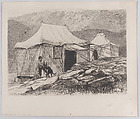 The Tents, from "The Portfolio", Sir Hubert von Herkomer British, born Germany, Etching and drypoint