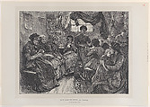 Low Lodging House, St. Giles's; A Study from Life, from "The Graphic," vol. 6, Sir Hubert von Herkomer British, born Germany, Wood engraving