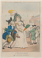 A Nincompoop, or Hen Peck'd Husband, Thomas Rowlandson  British, Hand-colored etching