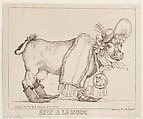 Beef à la Mode, Thomas Rowlandson British, Etching