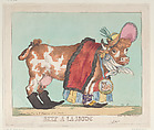 Beef à la Mode, Thomas Rowlandson British, Hand-colored etching