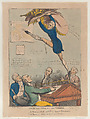 From the Desk to the Throne, A New Quick Step by Joseph Bonaparte the Bass By Messers Nappy and Tally, Thomas Rowlandson  British, Hand-colored etching