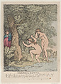 Miseries of Bathing, Thomas Rowlandson  British, Hand-colored etching