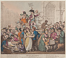 Doctor Botherum, The Montebank, Thomas Rowlandson  British, Hand-colored etching and aquatint