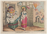 Launching a Frigate, Thomas Rowlandson British, Hand-colored etching