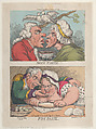 Mock Turtle; Puff Paste, Thomas Rowlandson British, Hand-colored etching