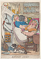Kitchin Stuff, Thomas Rowlandson  British, Hand-colored etching