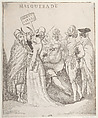 Masquerade, Thomas Rowlandson British, Etching