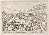 Rural Sports, A Milling Match, Thomas Rowlandson British, Etching