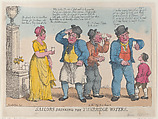 Sailors Drinking the Tunbridge Waters, Thomas Rowlandson  British, Hand-colored etching