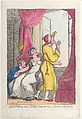 Looking at the Comet till You Get a Crick in the Neck, Thomas Rowlandson British, Hand-colored etching
