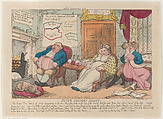Peter Plumb's Diary, Thomas Rowlandson British, Hand-colored etching