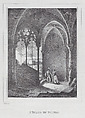L'Eglise en Ruines, Anonymous, Lithograph