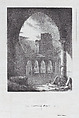 L'Eglise en Ruines, Anonymous, Lithograph