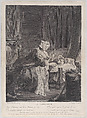 La Naissance, Jean-Joseph Baléchou  French, Engraving