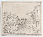 Farmyard, Blondel Dazaincourt  French, Etching