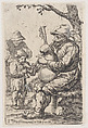 The Country Musicians, Jacques Dassonville French, Etching