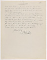 Lettter: Francis W. Little to Frank Lloyd Wright, October 8, 1912 (copy), Written by Francis W. Little (American, 19th–20th century), Carbon