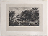 The Approaching Storm, Charles-François Daubigny (French, Paris 1817–1878 Paris), Etching on chine collé; first state of two