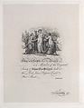 Certificate of Membership for the Society of Copper Plate Printers, James Neagle  British, Engraving on chine collé