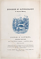 Trade Card for Charles H. Matthews, glyphographic draughtsman, Anonymous, British, 19th century British, Electrotype