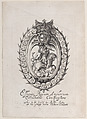 Trade Card for Sir Robert Peake, printer and publsiher, Anonymous, British, 17th century  British, Engraving