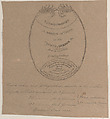Trade card for Surrey Lithographic Company, Anonymous, British, 19th century  British, Commercial lithograph on brown paper