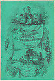 Trade card for J. Dallinger, Engraver and Copper Plate Printer, Anonymous, British, 19th century  British, Engraving on green paper