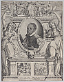 Portrait of Don Antonio Emanuel Ne-Vunda, Marchio de Wynth, Ambassador to the King of the Congo, Lucas Kilian  German, Etching