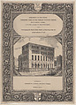 Trade Card for the Temple Printing Office, Printers and Wood Engravers, James Moyes  British, Engraving