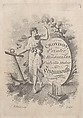 Trade Card for Croydon, Printer, Bookseller, and Umbrella Maker, T. Rickard British, Engraving
